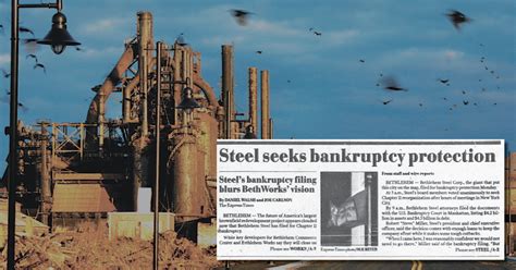 when did bethlehem steel go bankrupt